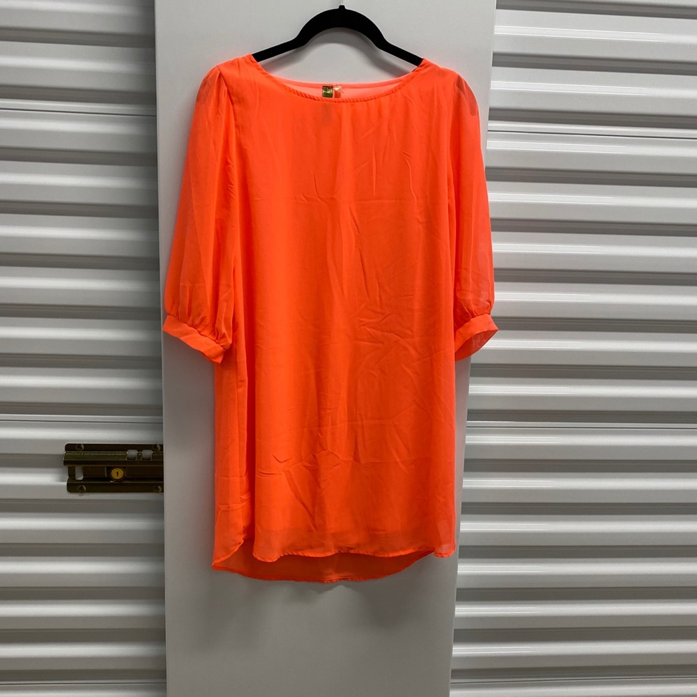 Coral dress